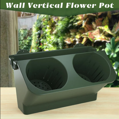 Stackable Flower Pot Wall Hanging Vertical Planter Succulent Plants Bonsai Vase Garden Home Decoration