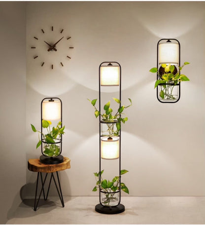 Minimalist Creative Garden Hydroponic Plant Dining Room Bedroom Decorative Glass Lamp