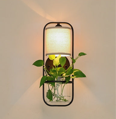 Minimalist Creative Garden Hydroponic Plant Dining Room Bedroom Decorative Glass Lamp