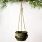 Rustic Hanging Stoneware Flower Pots Do Old Retro