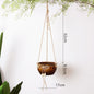 Rustic Hanging Stoneware Flower Pots Do Old Retro