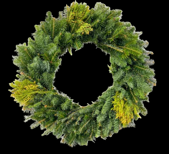 East meets West Decorated Wreath